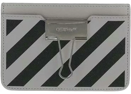 Мужской кардхолдер Off-White Binder Simple, белый
