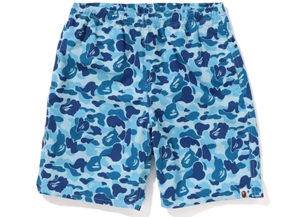 Мужские пляжные шорты Bape ABC Camo, синие