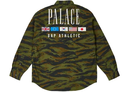 Мужская рубашка Palace x Gap Oxford, камуфляж