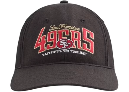 Унисекс кепка Kith x 47 x NFL 49ers Franchise LS, черная