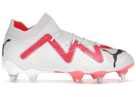 Футбольные бутсы Puma Future Ultimate MxSG, бело-черные