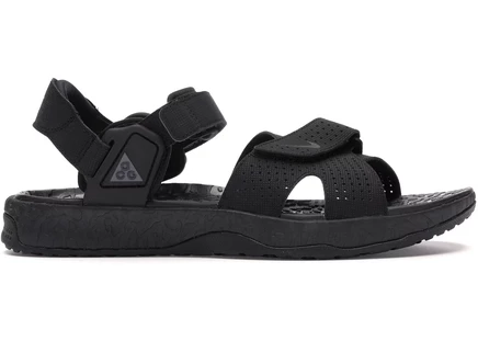 Мужские сандалии Nike ACG Air Deschutz, черно-серые