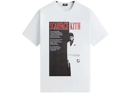 Мужская футболка Kith Scarface Film Poster Vintage, белая