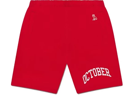 Мужские нейлоновые шорты OVO October Arch, красные