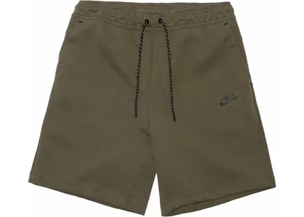 Мужские шорты Nike Tech Fleece, оливково-зеленые
