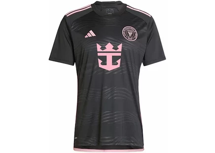 Мужская футболка Adidas Inter Miami Away, черно-розовая