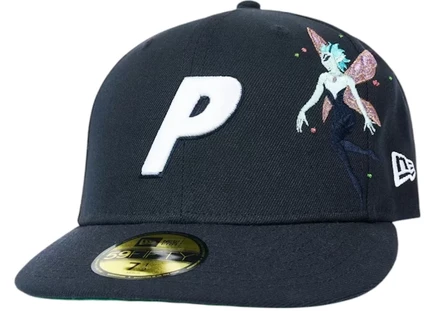 Мужская кепка Palace x New Era 59Fifty Fairy P, темно-синяя