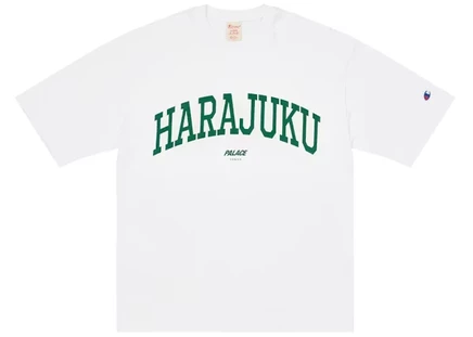 Мужская футболка Palace Champion Shop Harajuku, белая