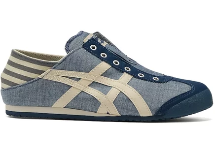 Мужские кроссовки Onitsuka Tiger Mexico 66 Paraty, сине-бежевые