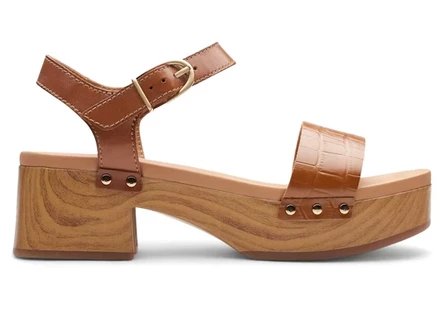 Женские кроссовки Clarks Sivanne Bay кожаные, светло-коричневые