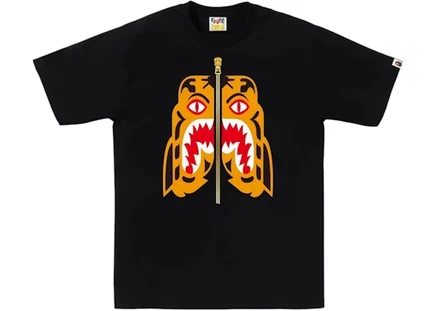 Мужская футболка Bape Colors Tiger Tee, черная