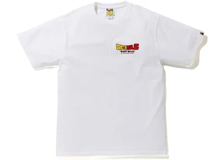 Мужская футболка Bape x Dragon Ball Z Baby Milo Asnka, белая