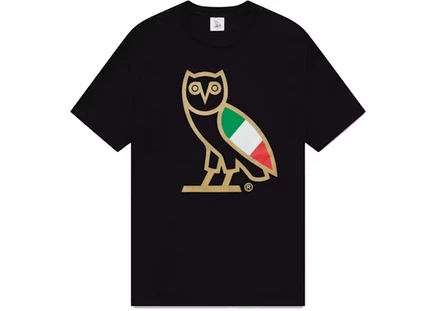 Мужская футболка ovo italy og owl, черная