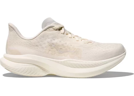 Женские кроссовки Hoka One One Mach 6, бело‑серые
