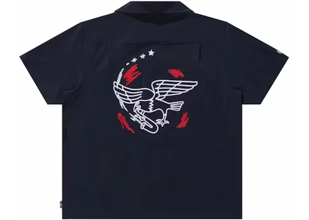 Мужская рубашка Nike SB Team USA Bowler, обсидиан/белая