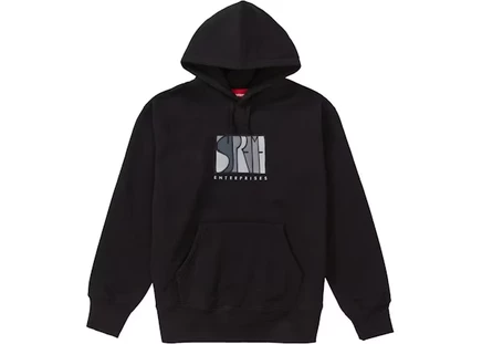 Мужская толстовка Supreme Enterprises с капюшоном, черная