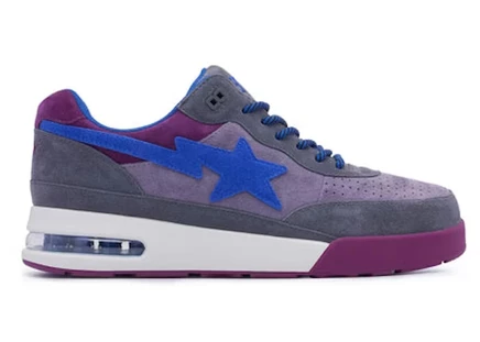 Мужские кроссовки Bape Road Sta Premium Suede, фиолетовые/синие