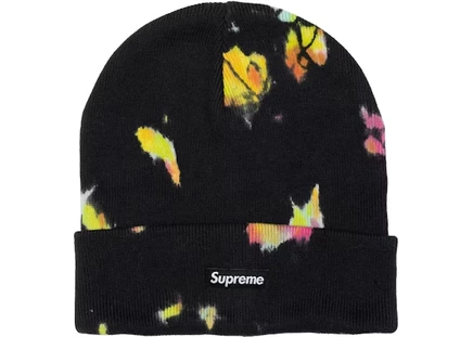 Унисекс шапка-бини Supreme Splatter Dyed, черная
