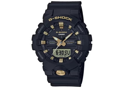 Мужские часы Casio G-Shock GA810B-1A9, 48,6 мм, смола, золотой циферблат