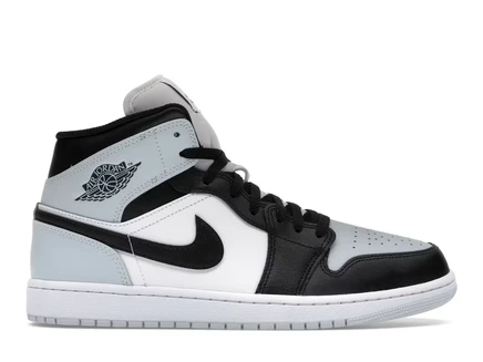 Jordan 1 Mid Black Aura Squadron Blue black/aura/white/squadron blue