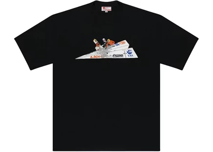 Мужская футболка Virgil Abloh Paper Plane, черная