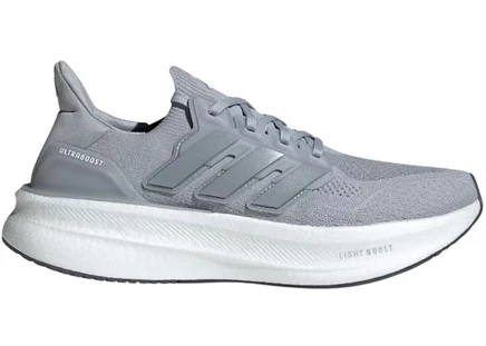Мужские кроссовки Adidas Ultra Boost 5 Halo Silver Grey Five, серебристо-серые