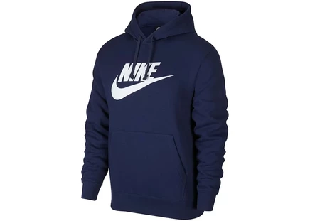 Худи Nike Sportswear Club Fleece, тёмно-синяя/белая