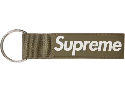 Унисекс брелок Supreme Webbing, светло-оливковый