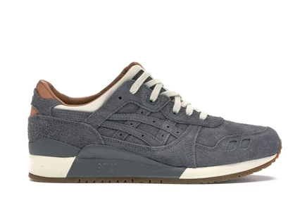 Мужские кроссовки Asics Gel-Lyte III Packer Shoes x J.Crew, тёмно-серые