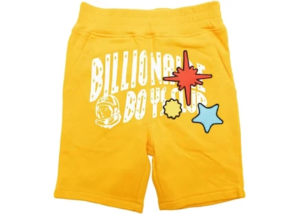 Детские шорты Billionaire Boys Club Stars, желтые