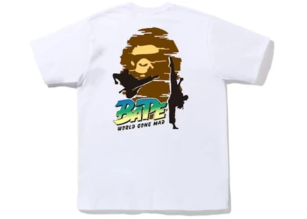 Мужская футболка Bape Japan Culture Karate, белая