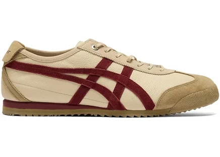 Мужские кроссовки Asics Mexico 66 SD, бежево-бордовые