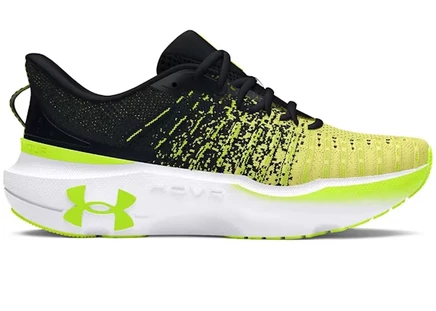 Женские кроссовки Under Armour Infinite Elite, черно-неонно-желтые