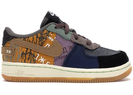 Кроссовки для малышей Nike Air Force 1 Low Travis Scott, мультиколор