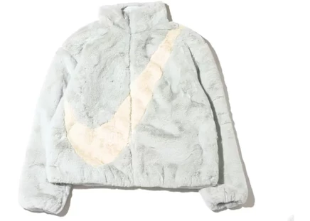 Женская куртка Nike Oversized Swoosh Logo, Photon Dust