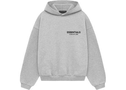 Детское худи Fear of God Essentials, светло-серое