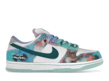Мужские кроссовки Nike SB Dunk Low Futura Laboratories, бирюзово-белые
