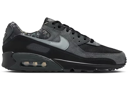 Мужские кроссовки Nike Air Max 90 в камуфляже Realtree Edge, черные
