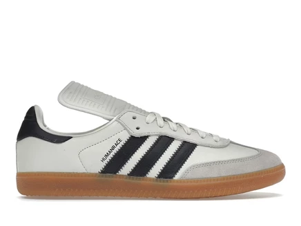 Мужские кроссовки Adidas Samba Pharrell Humanrace, бело‑серые