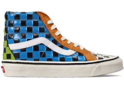 Мужские кеды Vans Sk8‑Hi 38 DX Anaheim Factory, многоцветные в клетку