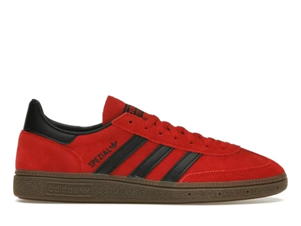 Мужские кроссовки Adidas Handball Spezial, красные/черные/коричневые