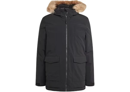 Мужская парка Adidas Hooded Fur, черная