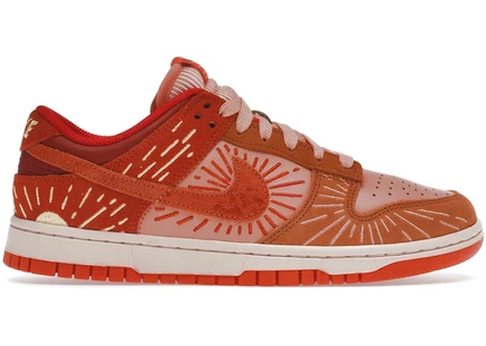 Женские кроссовки Nike Dunk Low Winter Solstice, оранжевые