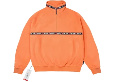 Мужская флисовая кофта Palace Polartec 1/4, оранжевая