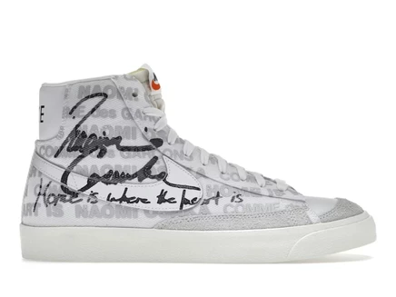 Мужские кроссовки Nike Blazer Mid CDG x Naomi Osaka, белые