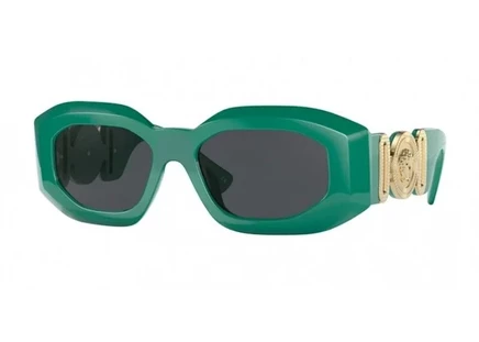 Солнцезащитные очки Versace Maxi Medusa Biggie, зеленые