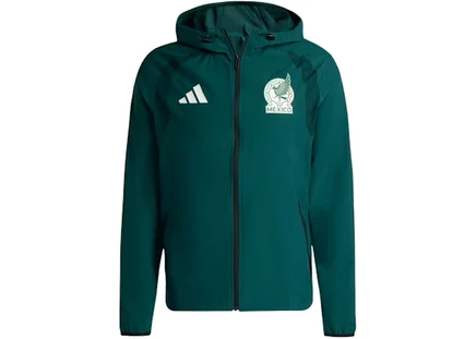 Мужская ветровка Adidas Mexico Tiro Travel на молнии, Aurora Ivy
