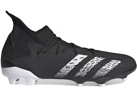 Мужские бутсы Adidas Predator Freak.3 FG, черно-белые