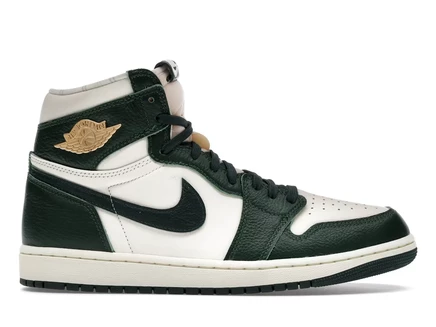 Женские кроссовки Jordan 1 Retro High Fir Pro Green, зеленые