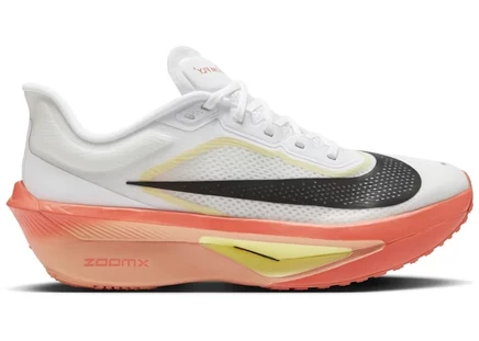 Мужские кроссовки Nike Zoom Fly 6, бело-черные с оранжевым
